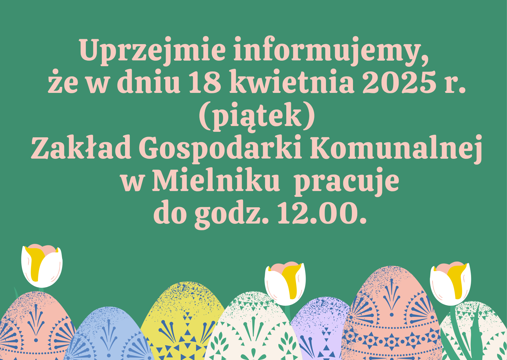 skr&oacute;cone godziny pracy 