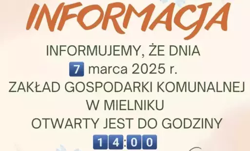 Zdjęcie do Informacja 