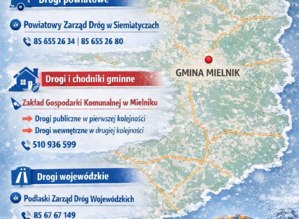 Zdjęcie do Telefony kontaktowe w sprawie odśnieżania 