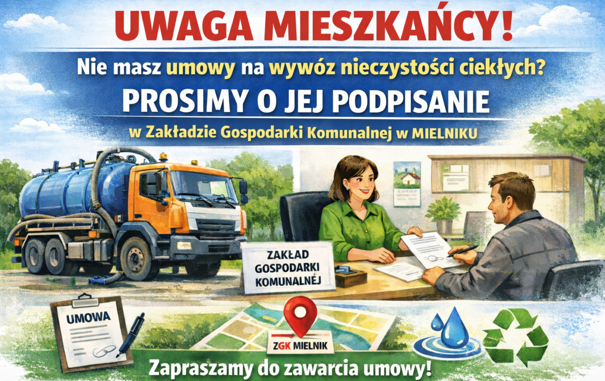 Zdjęcie do Umowa na wyw&oacute;z nieczystości ciekłych 