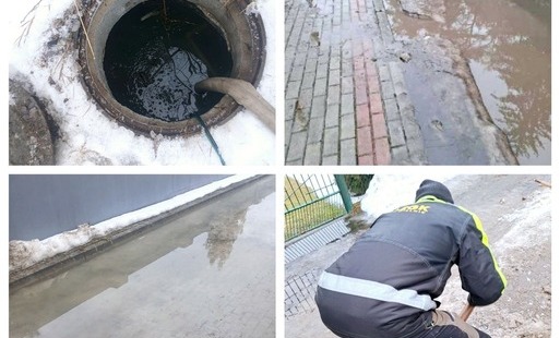 usuwanie zastałej wody 