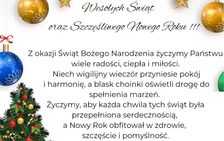 Zdjęcie do Wesołych Świąt oraz Szczęśliwego Nowego Roku ! 